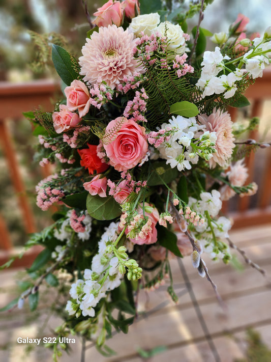 Memorial Service Florals.