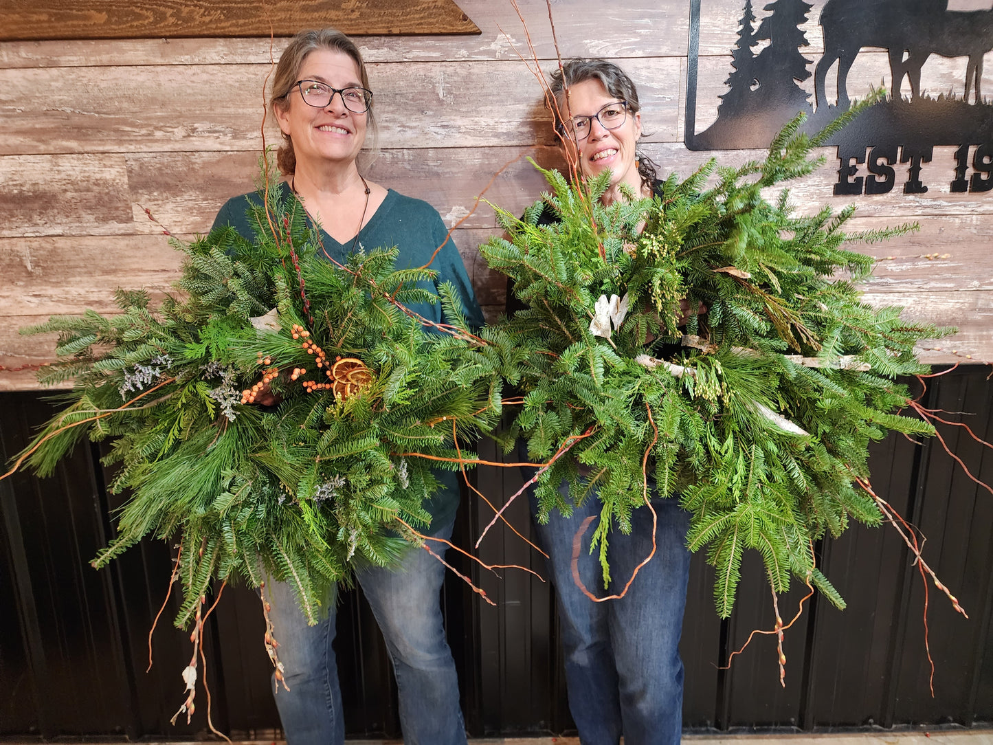 Holiday Wreath Workshop: Rockton Bar November 13 5-7pm