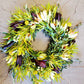 Wreath-Fresh Mix Florals and Greens
