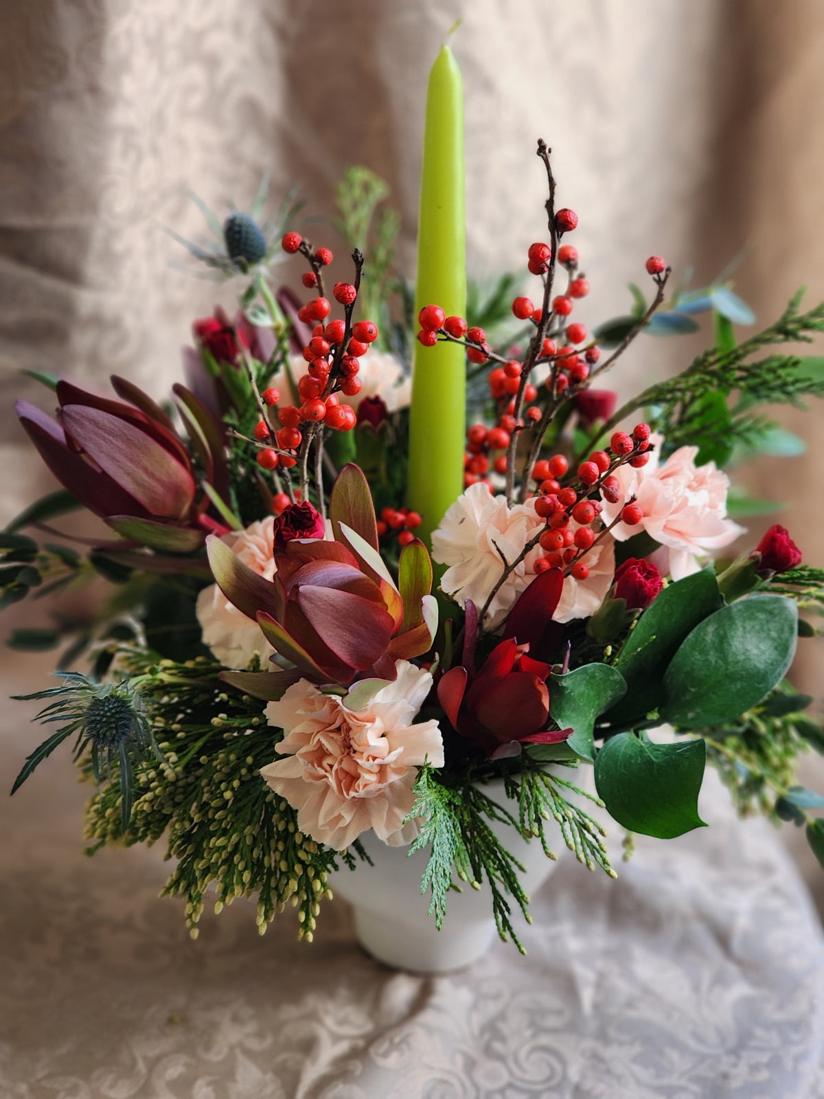 Holiday Lights Centerpiece Petite
