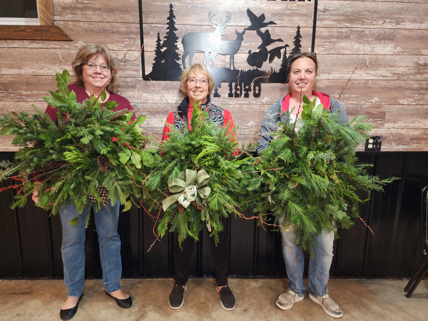 Holiday Wreath Workshop: Rockton Bar November 13 5-7pm